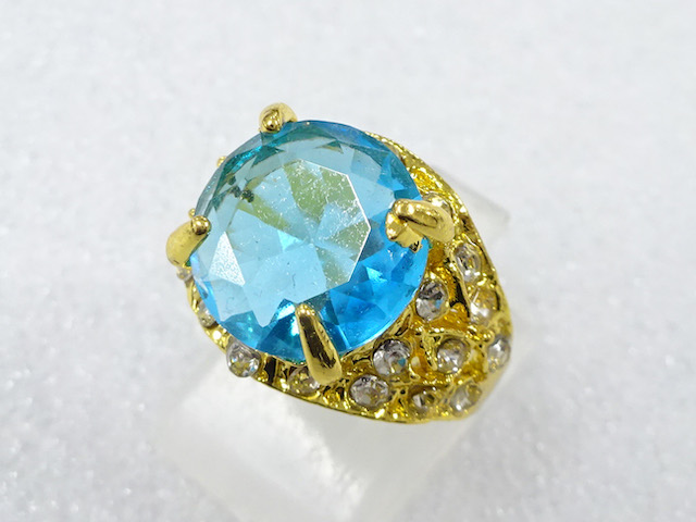 色石　指輪(12号)